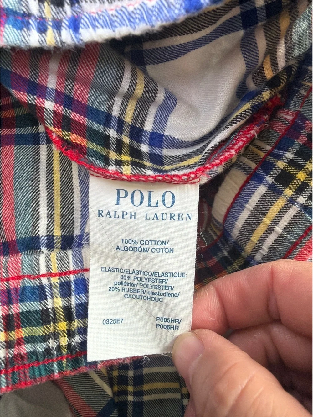 Polo Ralph Lauren Men’s Plaid Lounge Pants size xl